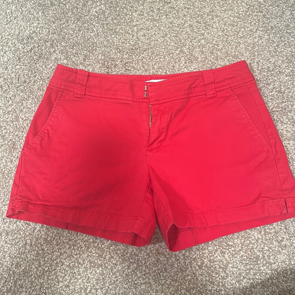 Red New York and Company Red Shorts